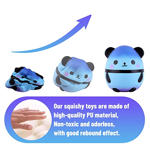 Anboor 5.5" Squishies Jumbo Panda Egg Creamy Candy Ice Cream Slow Rising Scented Kawaii Squishies Animal Toy For Collection Stress Relief Kid's Toys (Galaxy) #TOP2