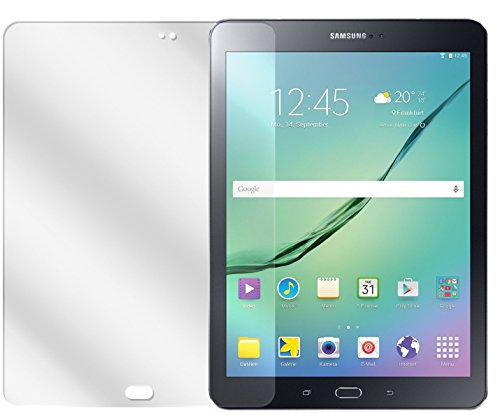 dipos I 2X Schutzfolie klar kompatibel mit Samsung Galaxy Tab S2 (9,7 Zoll) T810 / T815 Folie Bildschirmschutzfolie