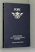 Poetry and Prose With an Introduction and Notes by H.W. Garrod 0199110352 Book Cover
