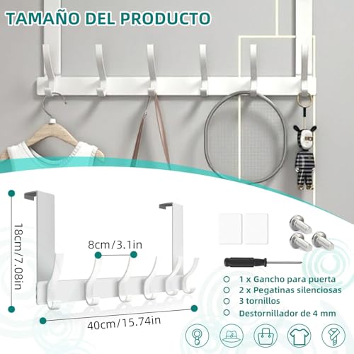 Ganchos para puertas de madera 5 Imagen adicional