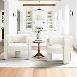 COLAMY - Juego de 2 sillas Decorativas Modernas, sillas tapizadas, cómodas sillas de Brazo Lateral...