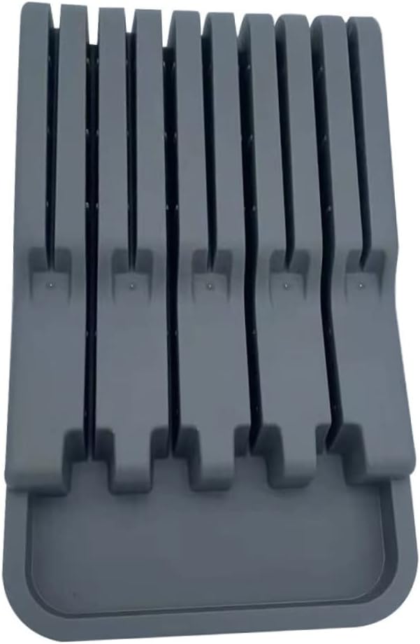 BESTYASH Plastic Kitchen Cutter Holder with Ventilated Drainage Knife Storage Rack Organizer for Household Utensils Space Saving Tableware Container Easy to Clean Kitchen Tool Storage