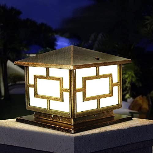 Lampe de balustre extérieure pour illuminer les jardins de villa