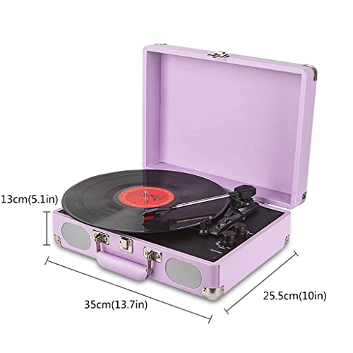Tourne-Disque, Platines Disques Vinyles Lecteurs CD Maison 3 Vitesses Haut-parleurs Stéréo Construits, Audio Technica… - Les Beatles, Paul McCartney, John Lennon, RIngo Starr, George Harrison Tourne-Disque, Platines Disques Vinyles Lecteurs CD Maison 3 Vitesses Haut-parleurs Stéréo Construits, Audio Technica… – Image 3