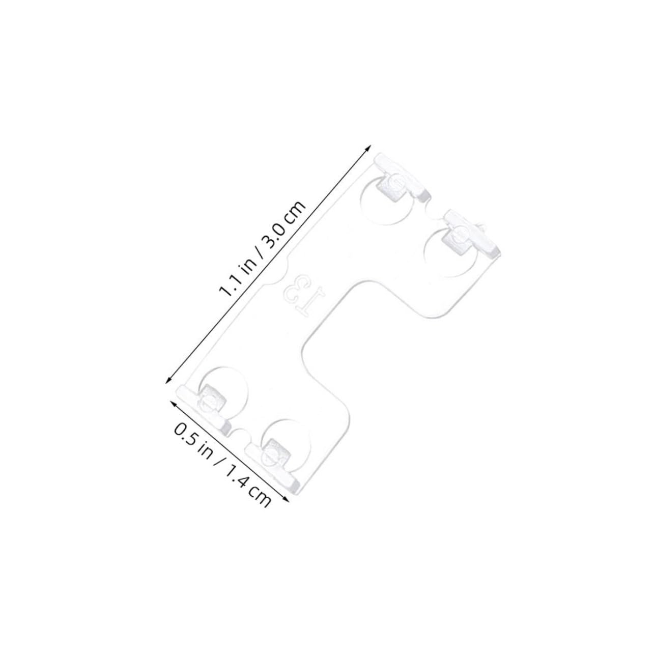 Alipis 30Pcs Butterfly Shaped Valance Clips for Vertical Blinds Plastic Window Covering Support Easy Installation Decorative Clips for Home Use
