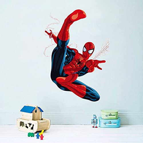 YiYaO Aufkleber Spiderman Kinderzimmer Spiderman 3D-effekt Spider-Man Ultimate Wandtattoo Wandsticker Spiderman Wandaufkleber Spiderman