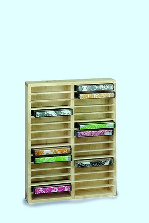 Preisvergleich Produktbild BECO Holzregal für 30 MCs, massiv Kiefer, 290.30, 4000976290302