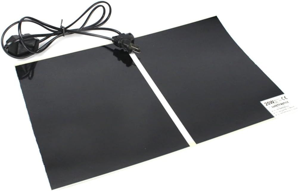 Adjustable Terrarium Warming Pad, Reptile Heating Pad Plastic, Lizard Heated Mat