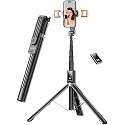 Palo Gopro Con Disparador ANXRE Palo Selfie - 150CM Tripode para Movil con Control Remoto Desmontable para Teléfono Móvil, Compatible con iPhone 14 13 12 11 Pro XS MAX XR, Android, GoPro (Negro)