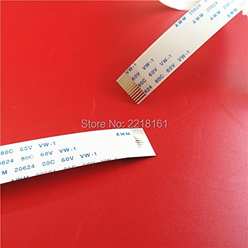 Printer Parts 10pcs Outdoor Large Format Printer Printer Parts 128 Print Head Cable/JHF Vista 330B 3312 FFC Data Cable 12P,Same Side