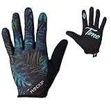 Summer Lite Full Finger Lightweight Hot Days Breathable Gloves - Bicycle Enduro Downhill XC Cycling Motocross Unisex Summer Gloves (Sea Lettuce, Large)