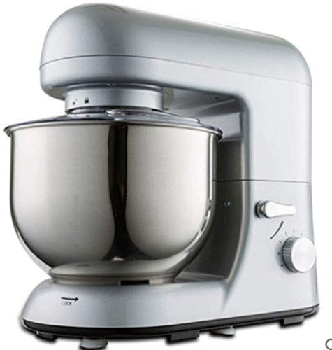 Standmixer, Mixer im Retro-Stil mit 6 variablen Geschwindigkeiten, Edelstahlschüssel, Sicherheitsverriegelung beim Mischen, inklusive Schneebesen,