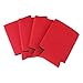 Refroidisseurs de Canettes Vierges Multi-bière Manchons Isolant de Canette de Bière Pliable 4 Pcs Refroidisseurs de Canettes de Bière pour Projets de Bricolage Mariages Fêtes Événements(Rouge)