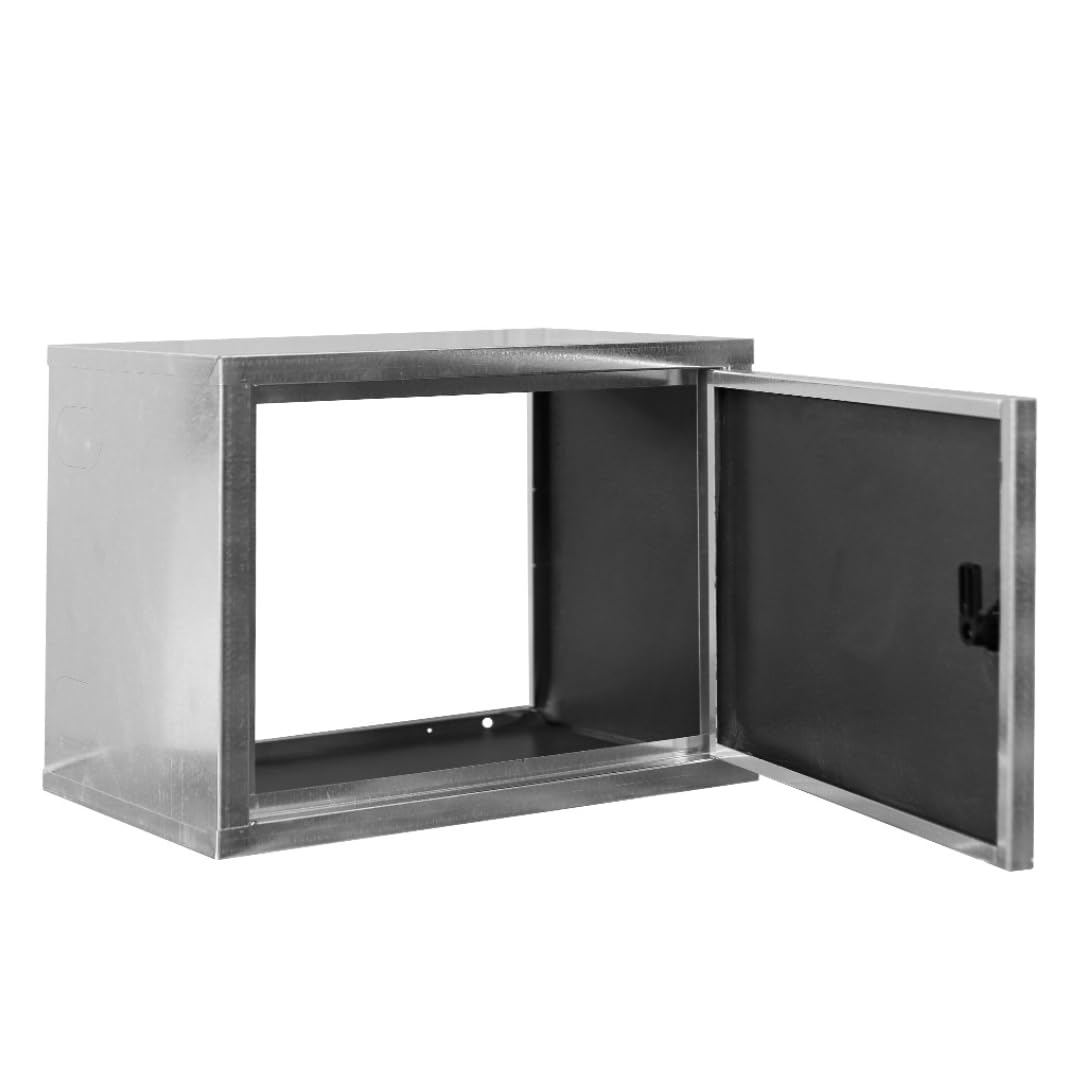 Cassetta Coibentata per Contatore Acqua in Lamiera Zincata – Spessore 6/10 – Dimensioni 50x60x25cm – Dotata di chiave