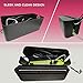 Cable Management Box Cord Organizer - The Cable Storage Box can Manage Hide Plugs Wires Power Strips USB Hub Router TV Computer Desk Cable for Home and Office Medium Black