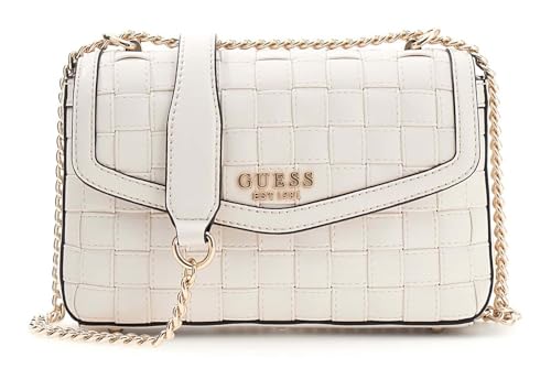Sac à épaule GUESS Sandy Convertible Xbody Flap Bag écru pour femme