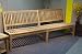 Produktbild Echt Teak Bank Gartenbank 220cm ohne Armlehnen NEU