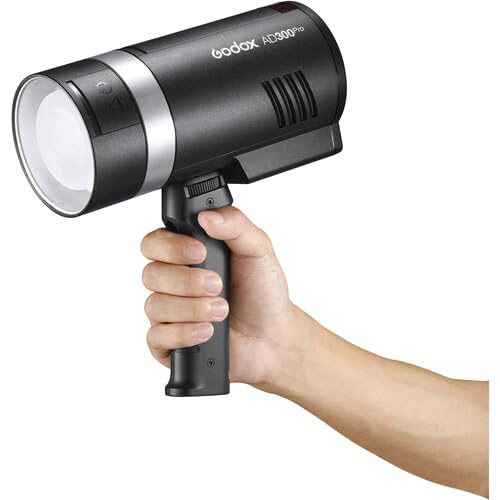 Flash Grip Godox FG-100 Flash Grip officiel compatible avec Godox AD300Pro/AD200Pro/AD100Pro Poignée de support de flash portable avec stabilisateurs Speedlite à vis de 6,35 mm
