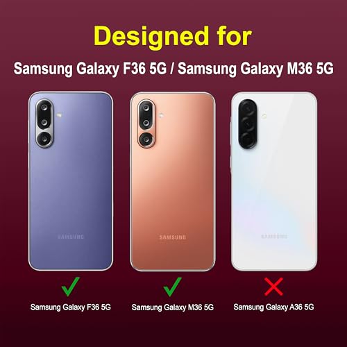 Image of amazon basics Back Case Cover for Samsung Galaxy F36 5G | Compatible for Samsung Galaxy F36 5G Back Cover | Liquid Silicon Magic Case with Camera Protection | Plum
