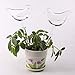 2pcs Bird Shape Hand Blown Clear Glass Self Watering Durable Mini Transparent Bird Shape Plant Watering-Siyaglass