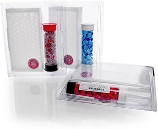 Microliter 11-6254G Amber Snap-Top Vial Component Kit, Unassembled, Marking Patch, Green Cap with Precut PTFE/Silicone Septa, 11mm, 2 ml (Pack of 100)