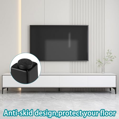 Möbelfüße Schwarz 4 Stück Schrankfüsse 15cm Möbelfüße Metall Ersatz Möbelbeine Schrank Regalfüße Belastbar Bis 500 KG Metallfüße für Möbel Schränke Sideboard Couch
