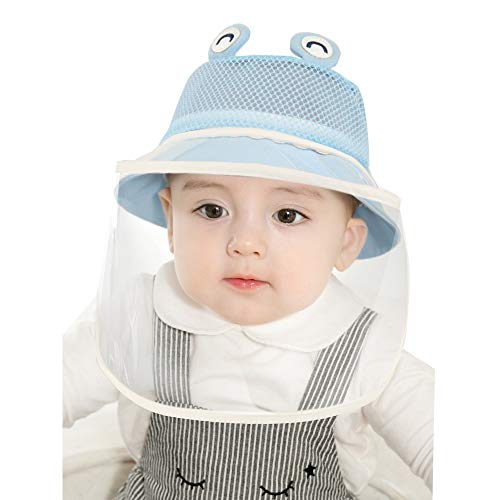 baby hat with face shield