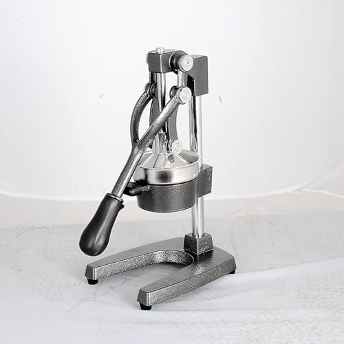 Exprimidor de cítricos, hierro fundido resistente para limón, lima, naranja, escariador de acero inoxidable con filtro
