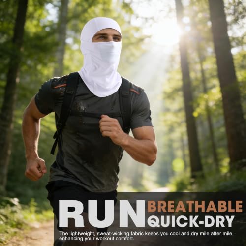 Image of WTACTFUL Breathable Balaclava Face Mask Men, Summer UPF 50+ Sun Protection