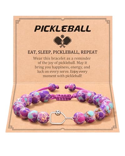 Pickleball Bracelet Gifts for Pickleball Lovers Women Men