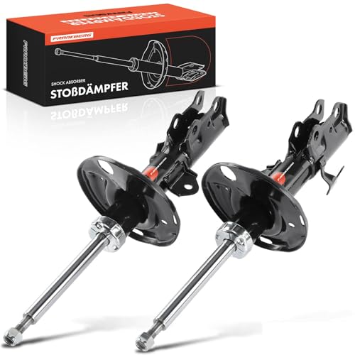 Frankberg 2x Amortisseur à gaz Avant Gauche Droite 495mm Pression de gaz Compatible avec A.u.r.i.s Break E18 E15 C.o.r.o.l.l.a Berline E18 ZRE1 Remplacer# 485108Z062