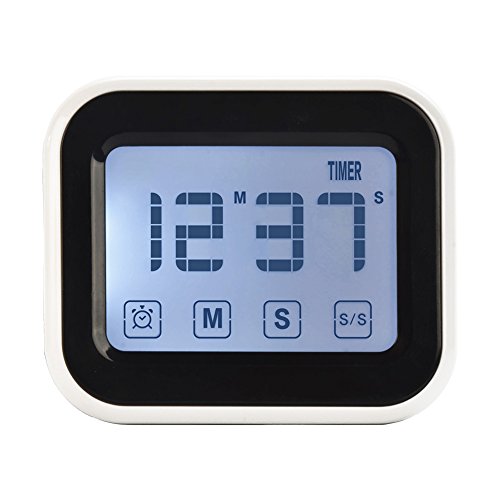Ruidla Digital Kitchen Timer with Big Touchscreen Magnetic Countdown Time Timer for Cooking, BBQ, Kids, Game