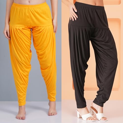 Image of Buy That Trendz Patiala Salwar for Women Relaxed Fit Viscose Patiyala Salwar Harem Bottom Pants