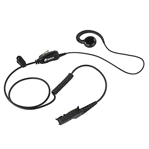 BOMMEOW BSE12-AX C-Shape Swivel Style Earpiece Headset for Motorola Radio XPR3300 XPR3500 DEP8050
