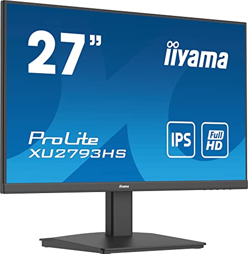 Iiyama Prolite XU2793HS-B5 68,5cm 27" IPS LED-Monitor Full-HD HDMI DP FreeSync Ultra-Slim-Line schwarz – Bild 3