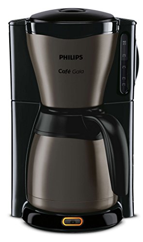 Philips Café Gaia Collection HD7547/80 libre installation machine à café avec filtre 1.2L 12tazze Noir, Titane Machine pour le café