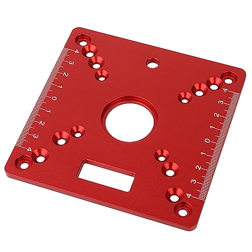 image for KETIPED Aluminium Router Table Insert Plate,Mini Square Woodworking Be