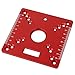 KETIPED Aluminium Router Table Insert Plate,Mini Square Woodworking Benches Router Flip Plate,Multifunctional Trimming Engraving Table,055Red