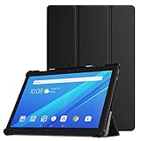 MoKo Case Fit Lenovo Tab P10 (TB-X705F), Ultra Compact Protection Slim Lightweight Smart Shell Stand Cover with Auto Wake & Sleep for Lenovo Tab P10 (TB-X705F) 10.1 Inch 2019 Tablet - Black