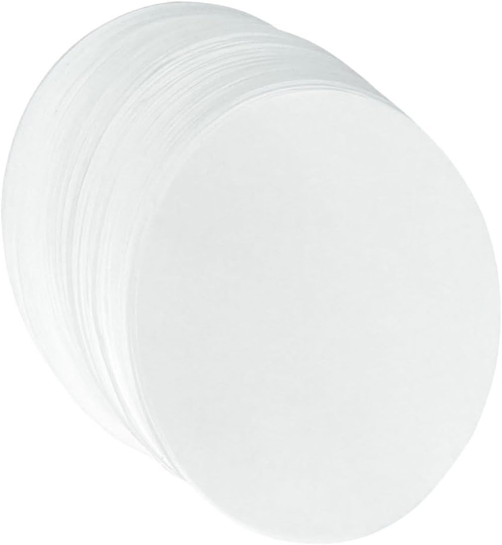 Hamburger Patty Versatile Kitchen Accessory 100 Pcs White round Parchment Paper Sheets 11cm Non-stick Food Wrapping Paper Easy to Use for Cooking and Baking