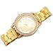 Imagen de Sessleger Reloj de rosa reloj de cuarzo con diamantes de imitación vestido de mujer de lujo relojes de pulsera de acero inoxidable casual para mujer reloj femenino correa de