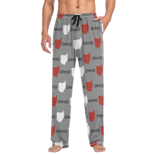 Mens Pajama Pants Lounge Pants Soft Long Sleep Pants Men Pajama Bottoms with Pockets2