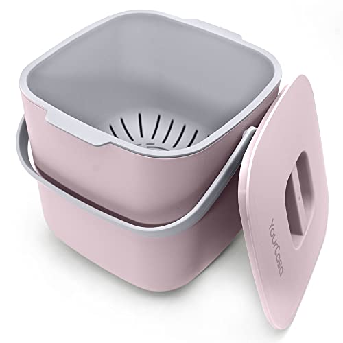 YourCasa Biomülleimer Küche - 7L - Komposteimer für alltäglichen...