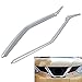 Bandes De Chrome Grill De ABS pour Nissan Qashqai J11 2014 2015 2016 2017, Barres Chrome Ventilateur Grill De Calandre Avant Voiture Gird Cadre Coque Trim Accessoire