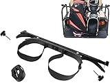 BestAccess Universal Golf Cart Bag Holder Bracket Attachment for EZGO Club Car Yamaha Rear Seat | No Drilling Required/Length Adjustable