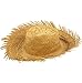 Henbrandt Men's Beachcomber Straw Hat Hawaiian Beach Fancy Dress Accessory