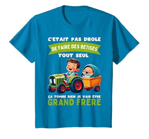 Grand Frère en Mission - Annonce Grossesse Cadeau Naissance T-Shirt
