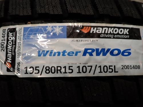ハンコック WINTER RW06 195/80R15 スタッドレスセット