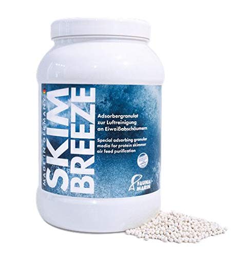 Fauna Marin Skim Breeze 2000 ml, granulés d'adsorber spéciaux pour le nettoyage de l'air des mousseurs de protéines