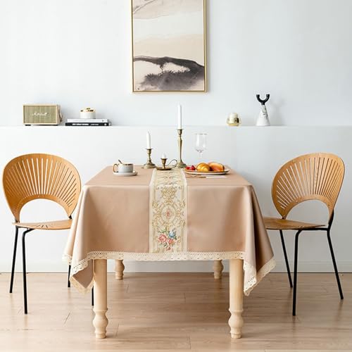 Nappe rectangulaire 150 x 160 cm antitache lavable polyester picnic